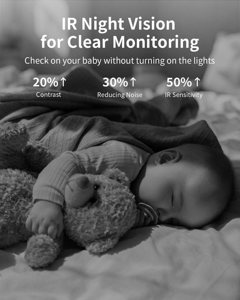 Vimtag Indoor Pet Camera, 2.5K Dog Camera with Phone App, 360° Pan/Tilt Security Camera Indoor for Home/Nanny/Baby/Cat/Room, Dual-Band WiFi, Night Vision, Motion Tracking, 2-Way Audio, Cloud & SD Card - Image 5